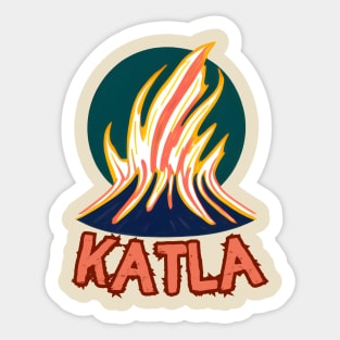 Katla Volcano Sticker